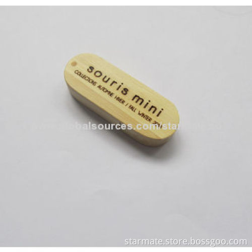 Swivel Wooden USB Flash Drive